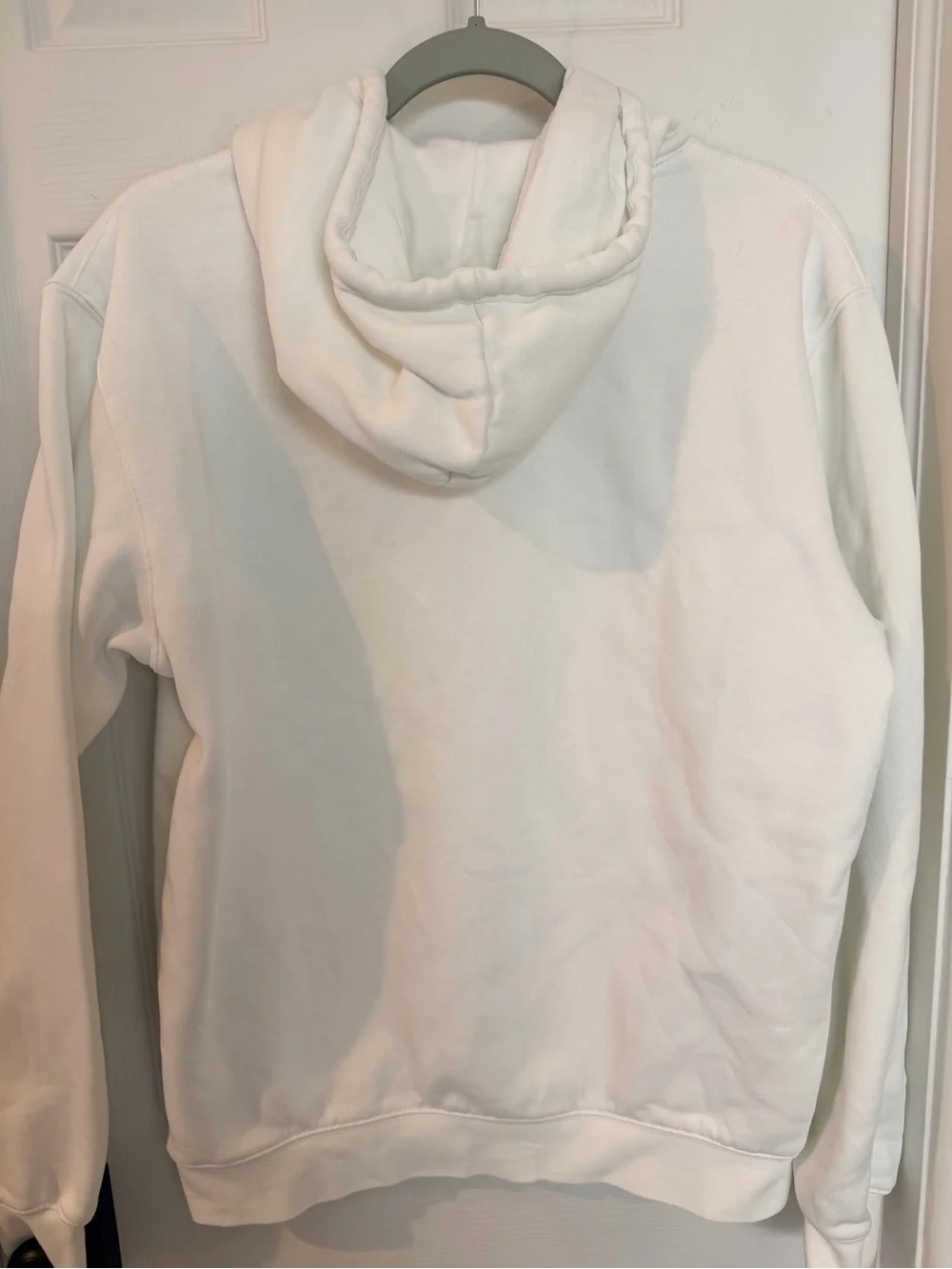 Adidas Originals Trefoil White Pullover Hoodie Men’s Medium NWT